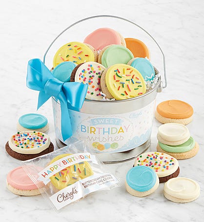 Sweet Birthday Wishes Cookie Pail